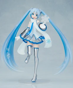 Hatsune Miku Snow Version Figure – 22cm Anime PVC Collectible Vocaloid Model Standing Display Toy Gift for Fans & Gaming Collectors