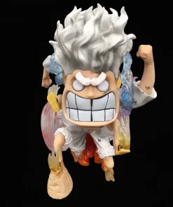 One Piece Gear 5 Nika Luffy “Wind & Fire Wheel” 26cm Figure | PVC Anime Collectible Statue | Desktop Display Model Gift