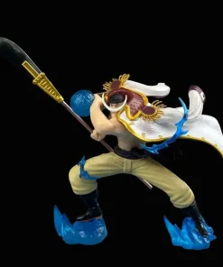 One Piece Whitebeard 11cm Battle Pose Figure – Anime Character Scene PVC Collectible Boxed Model