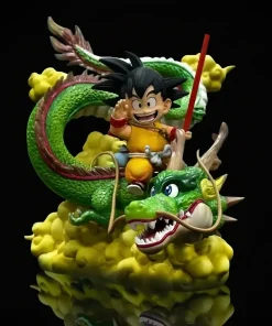 Dragon Ball Goku with Dragon Figure — 15cm PVC Anime Action Collectible Statue Model Display Toy Gift