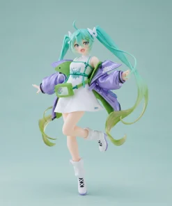 Casual Fashion Hatsune Miku Figure – 19cm PVC Anime Virtual Singer Collectible Model Doll Toy Gift