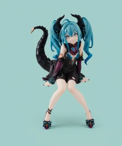 15cm Hatsune Miku Dragon Maid Figure – Little Devil Noodle Stopper Kawaii PVC Anime Collectible Gift
