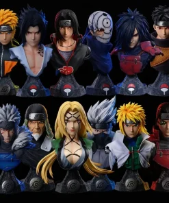 Naruto Shippuden Bust Figure – 16cm Uchiha Madara / Sasuke / Obito Anime PVC Collectible Statue GK Model Toy Gift