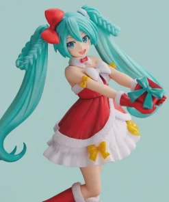 New Christmas Hatsune Miku Figure – Holding Gift PVC Anime Desktop Decoration Collectible Gift