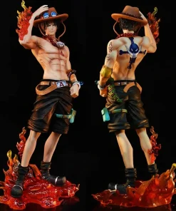 23CM One Piece Portgas D. Ace Figure — Anime PVC Action Collectible Statue Model Toy Gift