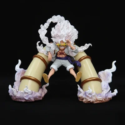 One Piece Gear 5 Nika Luffy 13cm PVC Figure | Anime Collectible Statue | Display Model Gift for Kids & Fans