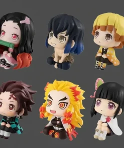 8CM Super Cute Demon Slayer Kawaii Figures – Tanjiro, Nezuko, Rengoku, Zenitsu & Inosuke Anime Collectible Ornaments