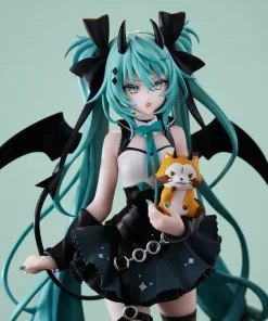 Hatsune Miku Little Devil Figure – Dark Angel Raccoon Style PVC Anime Collectible Gift Ornament