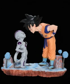Dragon Ball Z Goku vs Frieza Figure – 14cm PVC Anime Battle Scene Collectible Statue Model Toy Gift