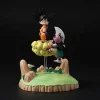 Dragon Ball Goku & Chichi Figures — Cute Anime PVC Collectible Statue Set | DBZ Model Display Toys Gift
