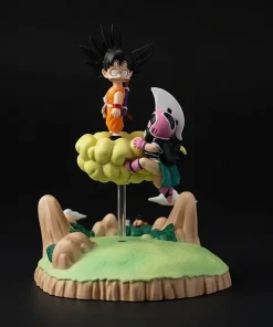 Dragon Ball Goku & Chichi Figures — Cute Anime PVC Collectible Statue Set | DBZ Model Display Toys Gift