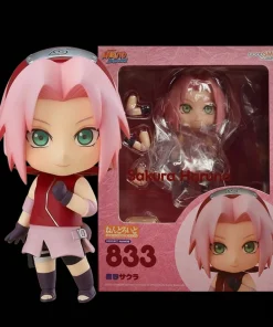 Naruto Shippuden Mini Figure — 10cm Sakura Kyuubi Ver. (#833) | Anime PVC Action Model | Sasuke Kakashi Collection Doll Toy Gift