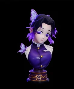 15cm Demon Slayer Kochou Shinobu Bust Figure – PVC Anime Collectible, Kimetsu no Yaiba Model Toy for Kids