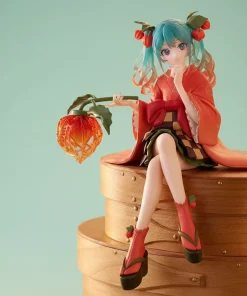 New Hatsune Miku Noodle Stopper Figure – Flower Fairy Winter Cherry PVC Anime Collectible Gift