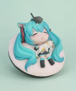 11cm Hatsune Miku Sleeping Figure – Kawaii Anime Desktop Ornament PVC Collectible Toy Gift