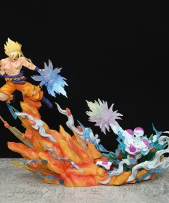 Dragon Ball Z Goku vs Frieza Figure – 25cm PVC Anime Battle Action Figure Collectible Statue Model Toy Gift