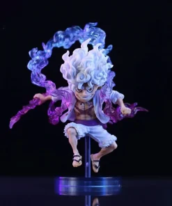 One Piece Gear 5 Luffy Mini Figure — 10cm Bandai Sun God Nika PVC Action Figurine Anime Collection Display Toy Gift