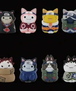 8pcs Naruto Mini Figure Set — Cute Q Version Kakashi, Itachi, Gaara PVC Desk Model Anime Action Dolls Toy Gift Collectible