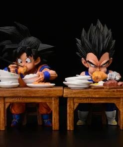 Dragon Ball Z Mini Figure – Vegeta & Goku Eating 8cm PVC Action Figures Collectible Model Toy Gift