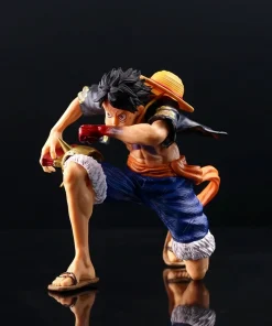 One Piece Luffy Kneeling Action Figure — Blow Pose Two Styles Collectible PVC Model Toy Anime Decoration Gift
