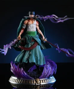 One Piece Zoro “Three-Sword Style” Battle Scene Figure – 21cm PVC Anime Collectible Statue