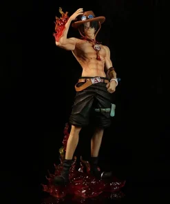 Alternative view of 23CM One Piece Portgas D. Ace Figure — Anime PVC Action Collectible Statue Model Toy Gift
