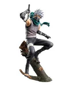Alternative view of Naruto Shippuden Hatake Kakashi Action Figure | 23cm PVC Statue | Anime Collectible Model | Desktop Display Figurine Toy Gift