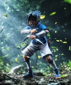Alternative view of Naruto Childhood Combat Version Figure – Uzumaki Naruto & Uchiha Sasuke 18cm PVC Action Figure Anime Collection Model Toy Gift