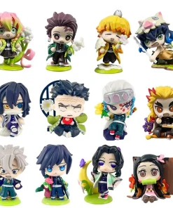 Alternative view of Demon Slayer Blind Box Figure – Tanjiro & Nezuko Kawaii Anime Cartoon Surprise Statue Gift Box