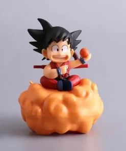Alternative view of Dragon Ball Z Kawaii Goku Figure – Cute PVC Anime Collectible Doll Toy Gift