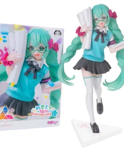Alternative view of 19cm Hatsune Miku 16th Anniversary Figure – School Uniform Luminasta PVC Anime Collectible Gift