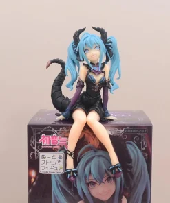 Alternative view of 15cm Hatsune Miku Dragon Maid Figure – Little Devil Noodle Stopper Kawaii PVC Anime Collectible Gift